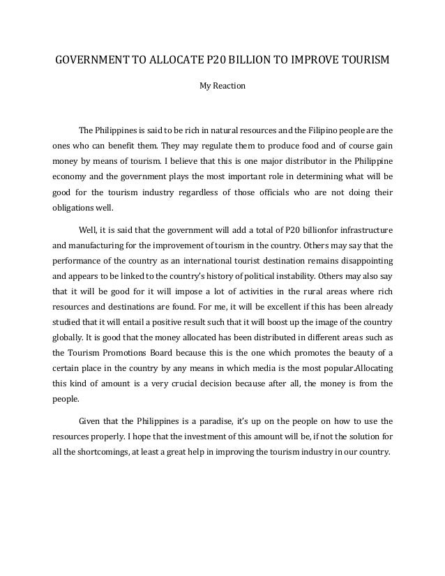 thesis for tourism students in the philippines